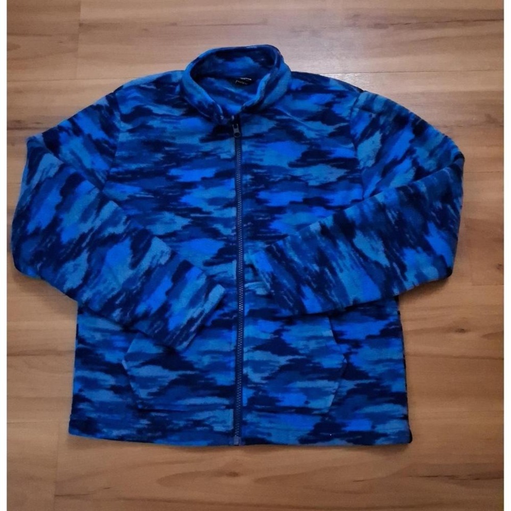 Kids Eddie Bauer Camo Fleece Full‎ Zip Lightweight Jacket